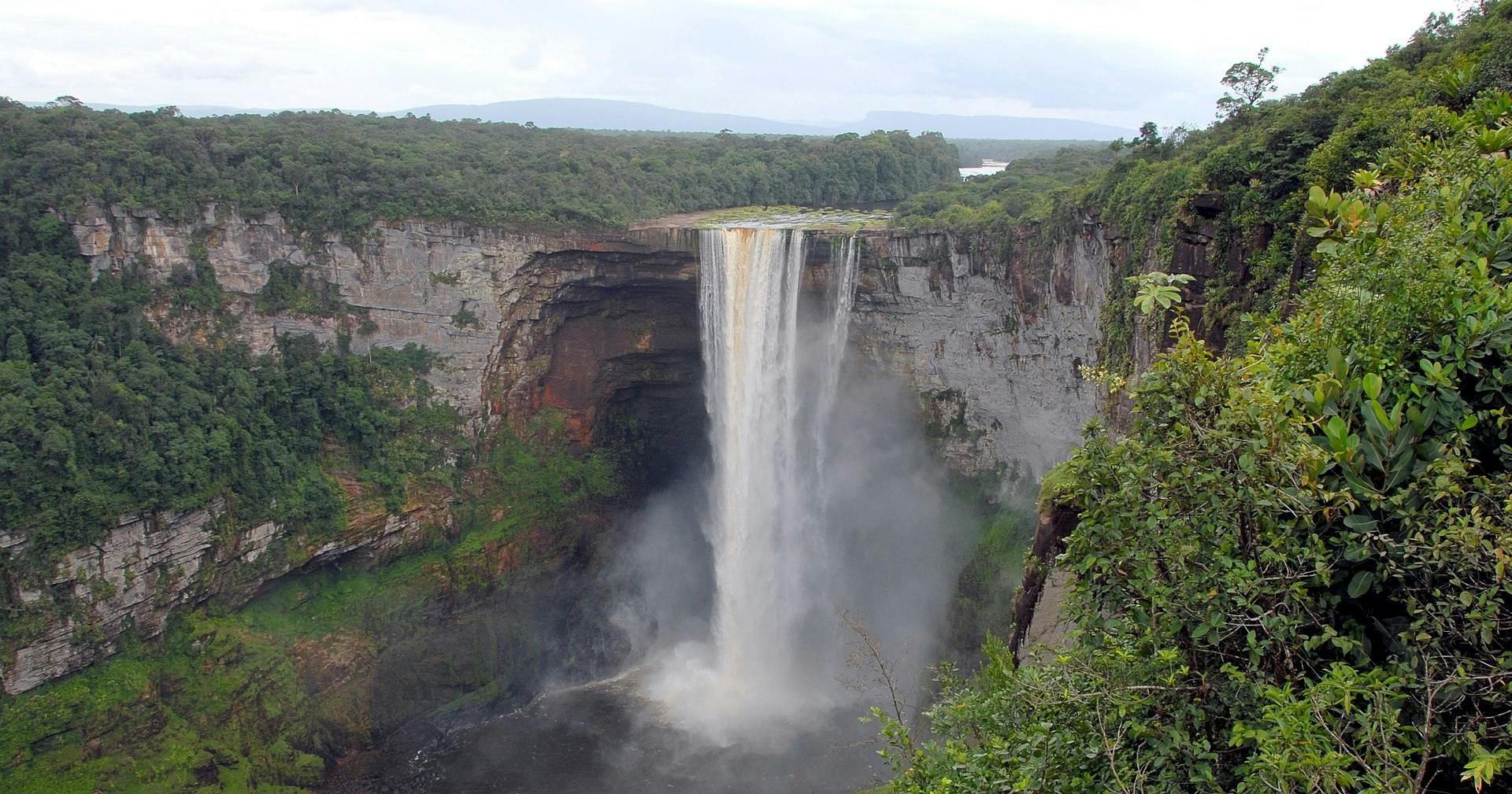 Guianan Highlands Moist Forests. Kaieteur Falls Is A High Volume Waterfall On The Potaro River In Central Guyana.Image Credit Bill Cameron Cc ?auto=compress%2Cformat